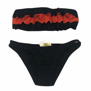 Desiree Nercessian Strapless Triangle Biki…